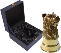 Стопка "Львица" (бронза) в подарочном коробе премиум