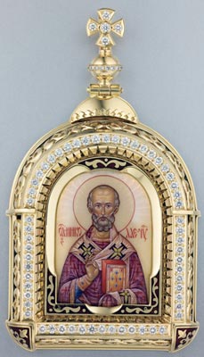 Икона наперстная  „Святой Николай”