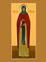Мерная икона «Святая Преподобная Апполинария»