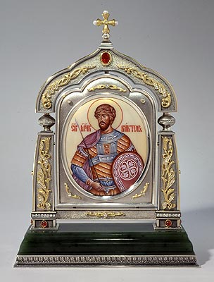 Настольная икона «Святой мученик Виктор»