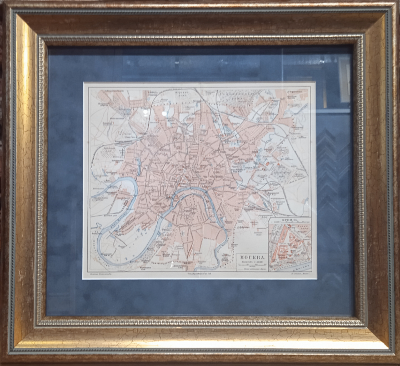 Антикварный план Москвы («Просвещение», 1899 год)