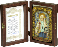 Настольная икона "Святая преподобномученица великая княгиня Елисавета"