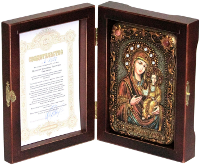 Настольная икона Божией Матери "Одигитрия Смоленская"