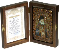 Настольная икона "Святитель Лука Симферопольский, архиепископ Крымский"