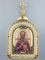Икона наперстная  „Святой Николай”