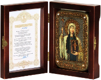Настольная икона "Святая равноапостольная Нина, просветительница Грузии"