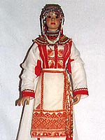 Кукла в чувашском костюме
