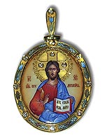 Медальон с образом Спасителя
