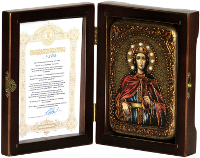 Настольная икона "Святая великомученица Екатерина"